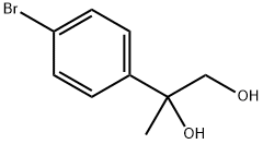 2-(4-Bromo-phenyl)-propane-1,2-diol Structure