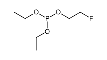 phosphorous acid diethyl ester 2-fluoro-ethyl ester Structure