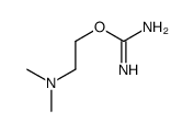 Carbamimidic acid, 2-(dimethylamino)ethyl ester (9CI)结构式