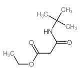 Propanoic acid,3-[(1,1-dimethylethyl)amino]-3-oxo-, ethyl ester结构式