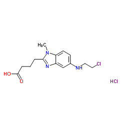4-{5-[(2-Chloroethyl)amino]-1-methyl-1H-benzimidazol-2-yl}butanoic acid hydrochloride (1:1) picture