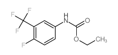 ethyl N-[4-fluoro-3-(trifluoromethyl)phenyl]carbamate结构式