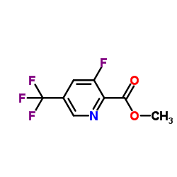 Methyl 3-fluoro-5-(trifluoromethyl)-2-pyridinecarboxylate Structure