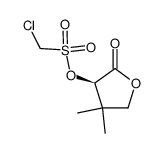 (R)-4,4-dimethyl-2-oxotetrahydrofuran-3-yl chloromethanesulfonate Structure