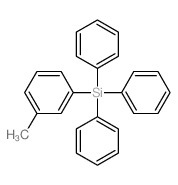 Benzene,1-methyl-3-(triphenylsilyl)-结构式