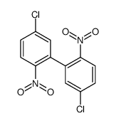 5,5'-Dichloro-2,2'-dinitrobiphenyl结构式