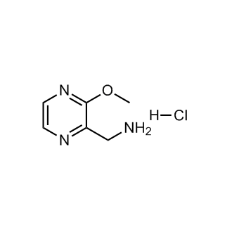 (3-甲氧基吡嗪-2-基)甲胺盐酸盐结构式
