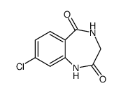 8-氯-3,4-二氢-1H-苯并[e] [1,4]二氮杂-2,5-二酮结构式