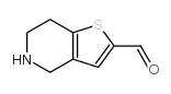 4,5,6,7-四氢噻吩并[3,2-c]吡啶-2-甲醛结构式
