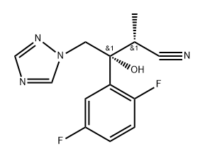 1H-1,2,4-Triazole-1-butanenitrile, β-(2,5-difluorophenyl)-β-hydroxy-α-methyl-, (αR,βR)- picture