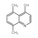 5,8-二甲基-4-羟基喹啉结构式