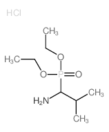 Diethyl 1-amino-2-methylpropylphosphonate Structure