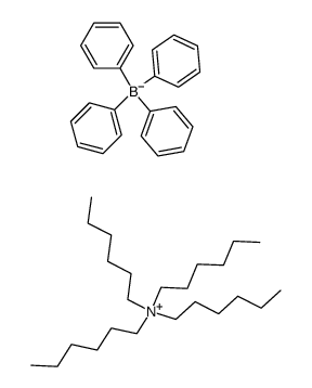 Tetra-n-hexylammonium-tetraphenylborat结构式