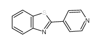 2-(吡啶-4-基)苯并[d]噻唑结构式