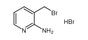 2-amino-3-(bromomethyl)pyridine hydrobromide Structure