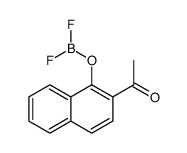 1-(1-difluoroboranyloxynaphthalen-2-yl)ethanone结构式