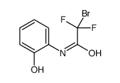 2-溴-2,2-二氟-N-(2-羟基苯基)乙酰胺结构式