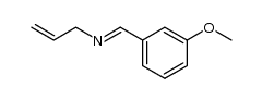 2-Propen-1-amine,N-[(3-methoxyphenyl)methylene]-,[N(E)]-(9CI)结构式