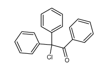α-benzoyldiphenylmethyl chloride结构式