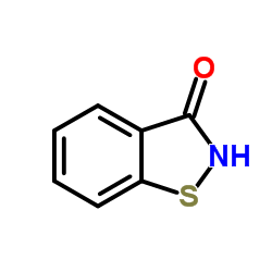 1,2-苯并异噻唑啉-3-酮结构式