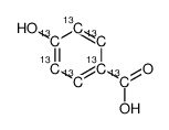 4-hydroxybenzoic acid Structure
