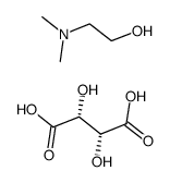 2-二甲氨基乙醇右旋酒石酸氢盐结构式