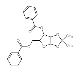 b-L-Arabinofuranose,1,2-O-(1-methylethylidene)-, dibenzoate (9CI)结构式