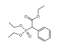 (diethoxyphosphoryl)phenylacetic acid ethyl ester Structure
