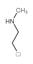 2-chloro-N-methylethanamine Structure