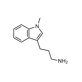3-(1-甲基-1H-吲哚-3-基)丙烷-1-胺结构式