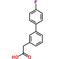 3-联苯-4-氟乙酸结构式
