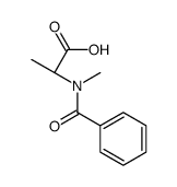 (2S)-2-[benzoyl(methyl)amino]propanoic acid结构式
