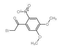 2-溴-1-(4,5-二甲氧基-2-硝基苯基)乙酮结构式