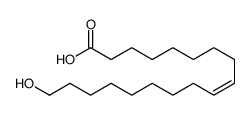 (E)-18-hydroxyoctadec-9-enoic acid Structure