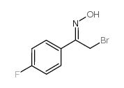 2-BROMO-1-(4-FLUOROPHENYL)-1-ETHANONE OXIME Structure