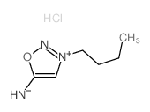 N-(Butyl)-sydonimin hydrochlorid [German]结构式