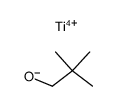 orthotitanic acid tetraneopentyl ester Structure