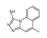 4-甲基-1,2,4-三唑[4,3-A]喹啉-1-硫醇结构式