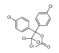 [2,2,2-trichloro-1,1-bis(4-chlorophenyl)ethyl] acetate结构式