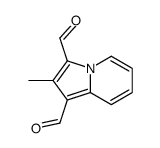 2-甲基吲哚嗪-1,3-二甲醛结构式