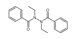 N,N'-diethyl-N,N'-dibenzoyl-hydrazine结构式