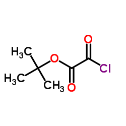2-氯-2-氧代乙酸叔丁酯结构式