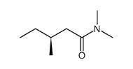 Pentanamide, N,N,3-trimethyl-, (3S)- (9CI) structure