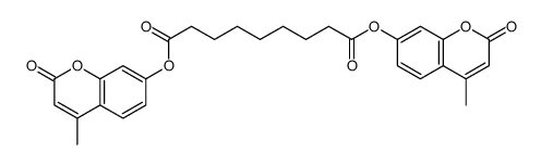 bis(4-methyl-2-oxochromen-7-yl) nonanedioate Structure