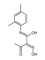 N-(2,4-二甲基-苯基)-2-羟基亚氨基-3-氧代丁酰胺结构式