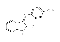 3-[(4-methylphenyl)amino]indol-2-one结构式