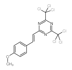 2-(4-甲氧基苯乙烯基)-4,6-双(三氯甲基)-1,3,5-三嗪图片