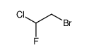 2-bromo-1-chloro-1-fluoro-ethane Structure