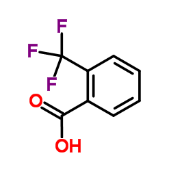 2-(Trifluoromethyl)benzoic acid structure
