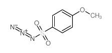 imino-(4-methoxyphenyl)sulfonylimino-azanium结构式